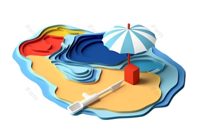 装饰图片,蓝色元素,画板PNG,设计元素免抠素材